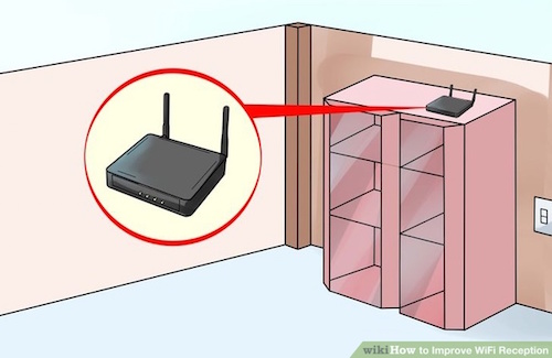 Đặt modem ở trung tâm nhà, nơi thông thoáng giúp cải thiện sóng WiFi