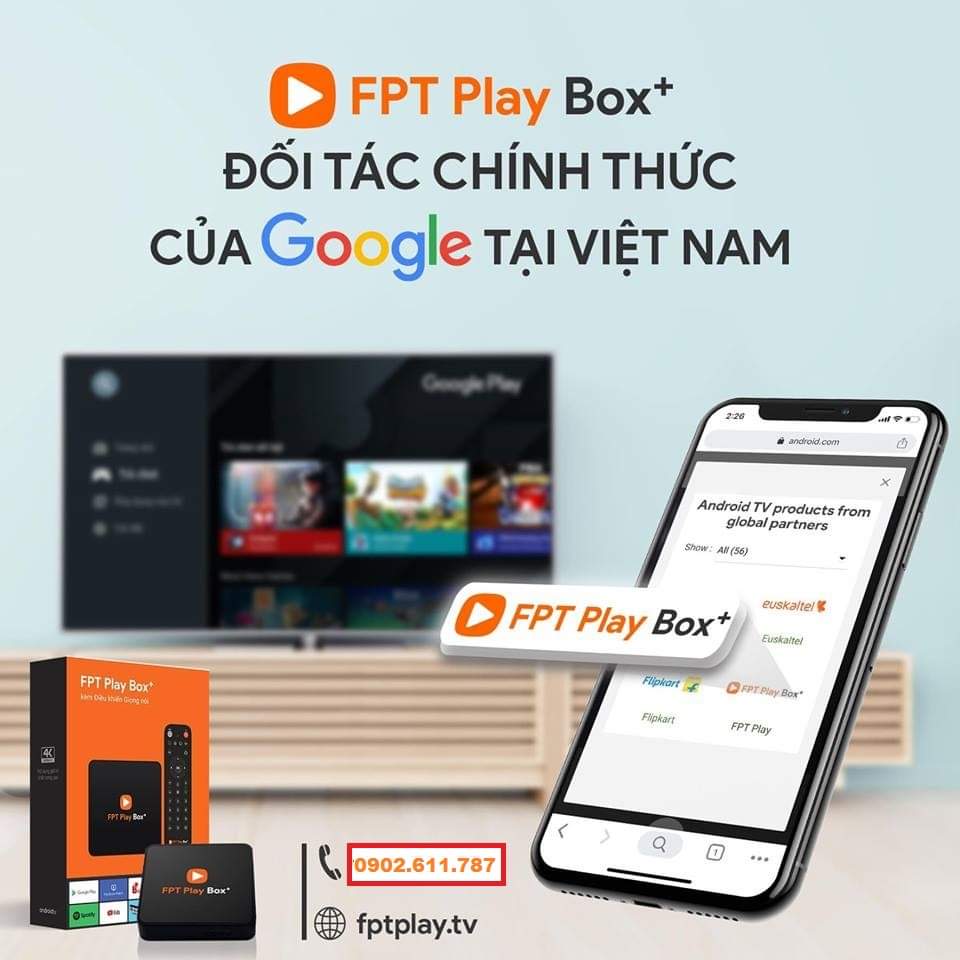 FPT Play Box+ sử dụng hệ điều hành AndroidTV 9.0 của Google